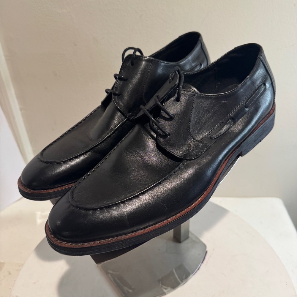 vintage foundry co panda Leather Black shoes size 9